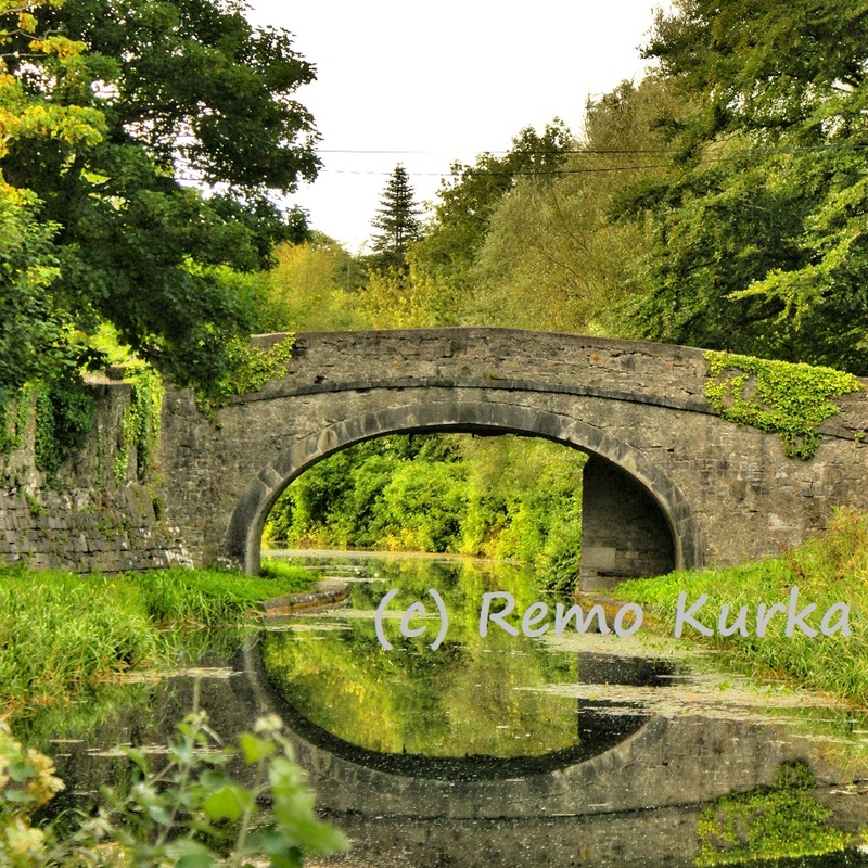 Old river bridge, Ireland, near Dublin